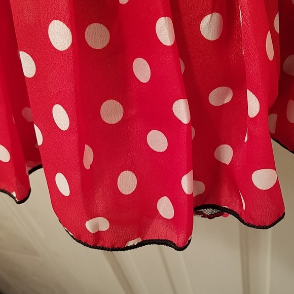 Girls Minnie Mouse Dress with Petticoat Small - Picture 5 of 8